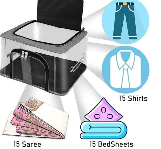 Transpetant Cloth Orgniser Storage Bag